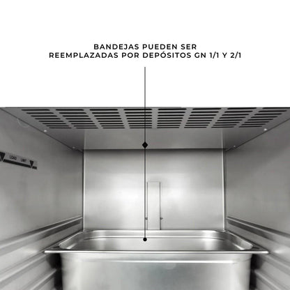Refrigerador Vertical 2 Puertas Solidas 1100 Litros Interior Estampado Norkalt
