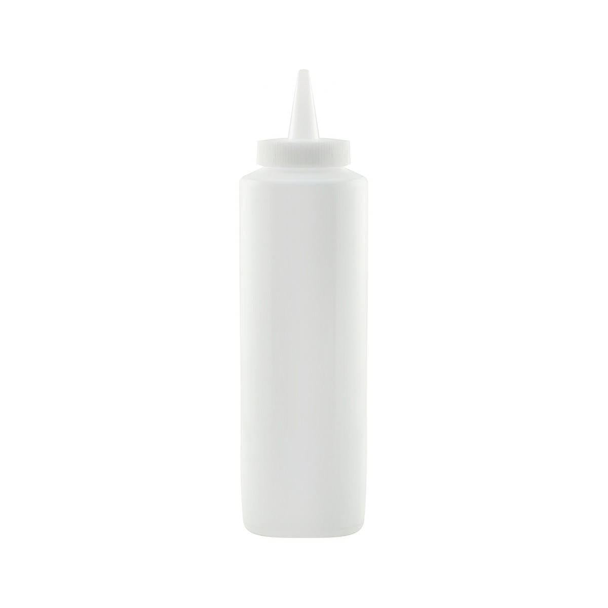 Botella Dispensadora Salsa Graduada Blanca 350 Ml