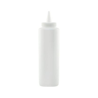 Botella Dispensadora Salsa Graduada Blanca 350 Ml