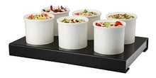 Exhibidor Buffet Frio C/6 Recip. Porcel. 1.2 Litros C/Pack Frio