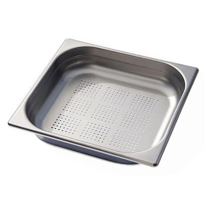 Contenedor Gastronómico Acero Inoxidable Perforado GN 2/3 x 6.5 Cm Linea Premium