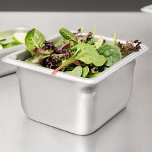 Contenedor Gastronómico Acero Inoxidable GN 1/6x10 Cm Linea Premium