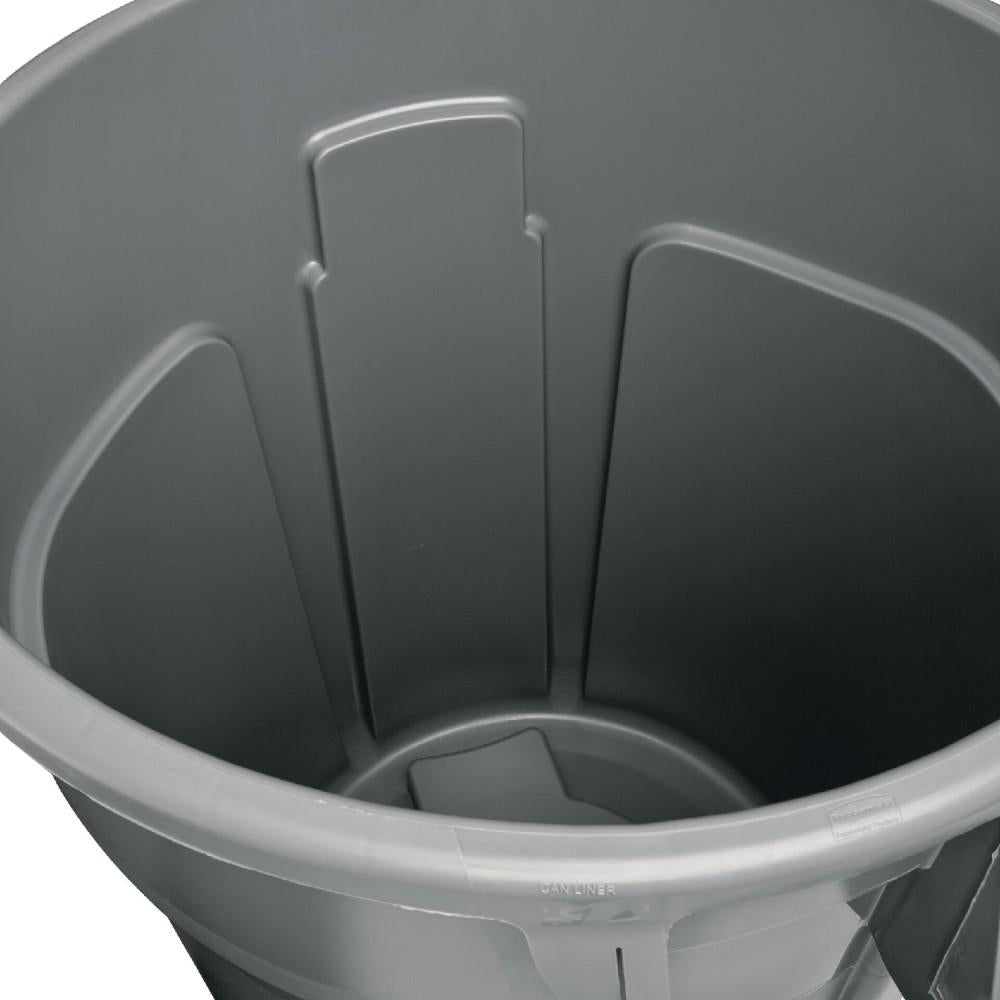 BASURERO BRUTE GRIS 121 LITROS