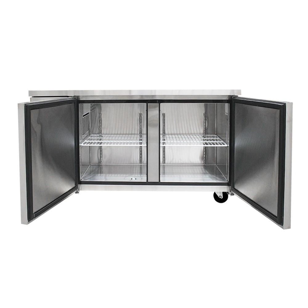Mesón Congelador 2 Puertas 1200x600x800 Mm Norkalt