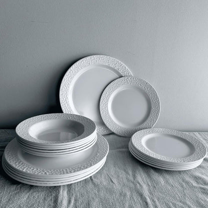 Plato Hondo Melamina Blanca 20 Cm Línea Kplus