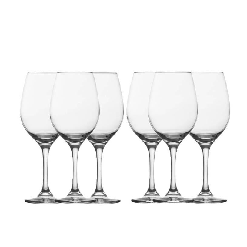 Set 6 Copas De Vino 385 Ml Barone
