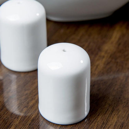 Set De 4 Pimentero Porcelana Redondo