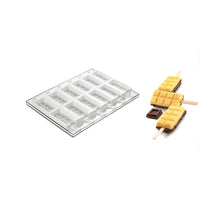 Set De 2 Moldes De Silicona Para Helado Chocostick