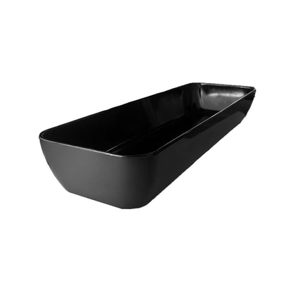 Recipiente Negro Melamina Gn 2/4 Med 16.2x53x7.5h Cm