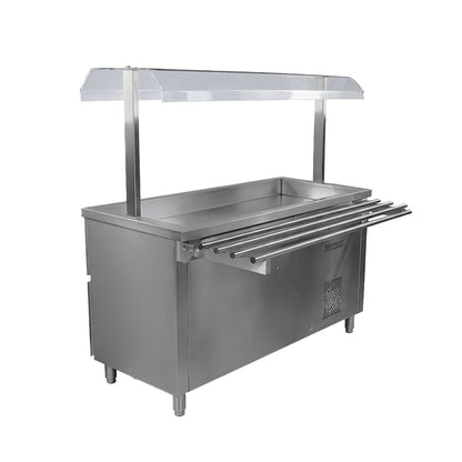 Modulo Salad Bar Refrigerado 4 Deposito