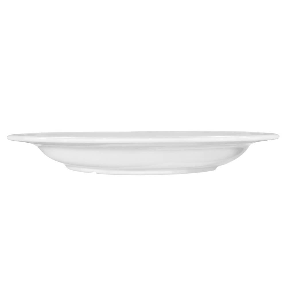 Plato Melamina Redondo Blanca 23 Cm Línea Clásica
