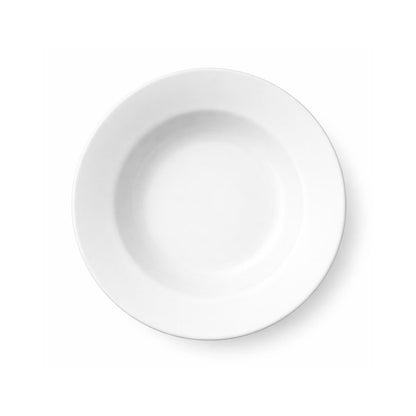 Plato Hondo De Policarbonato Blanco 19 Cm