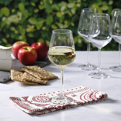 Set De 6 Copa Vidrio Vino Blanco 300 Cc. Línea Allegra