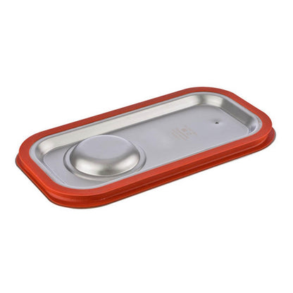 Tapa Contenedor Gastronómico Acero Inoxidable GN 1/3 Silicona Linea Premium