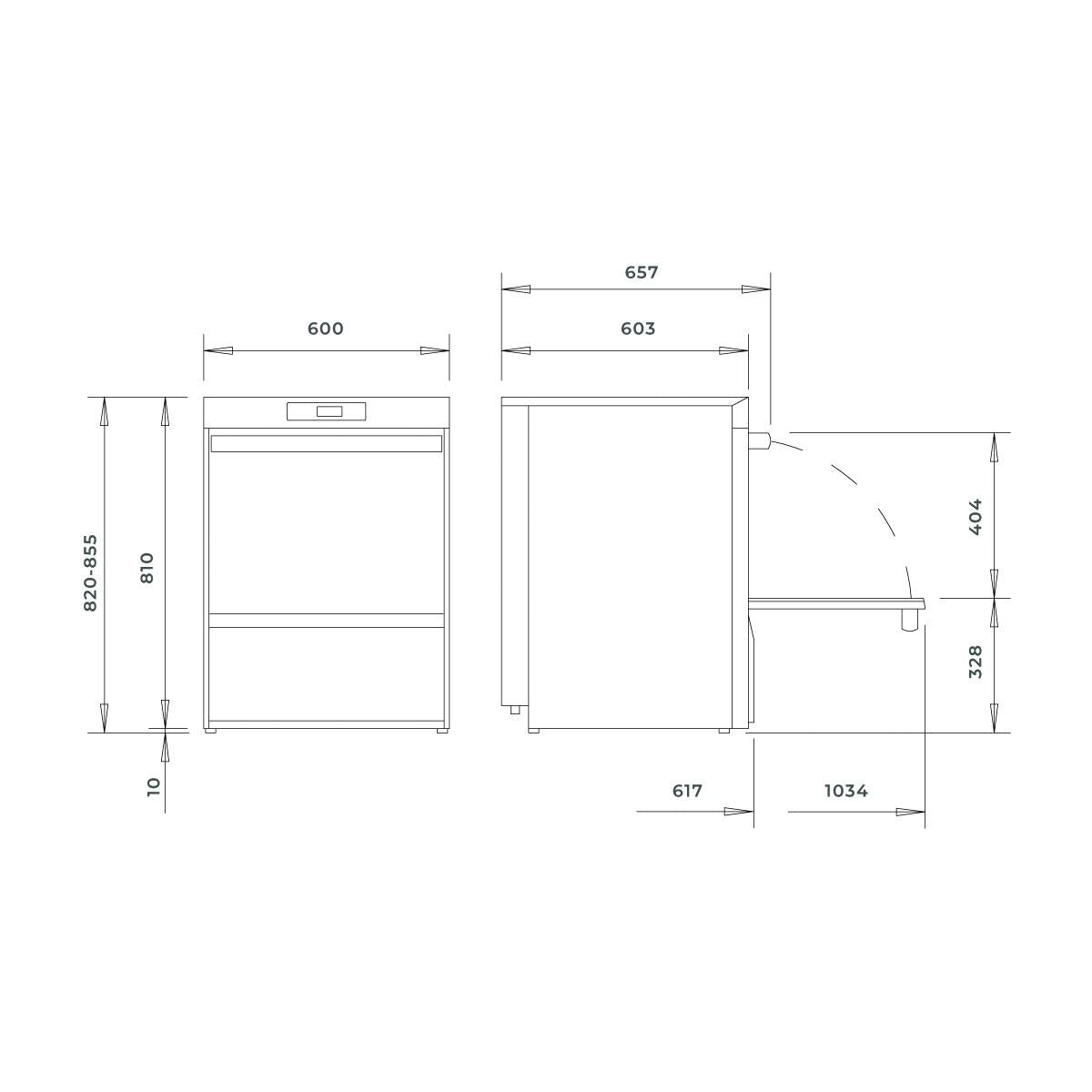 Lavavajilla Bajomesón Modelo U50 Winterhalter