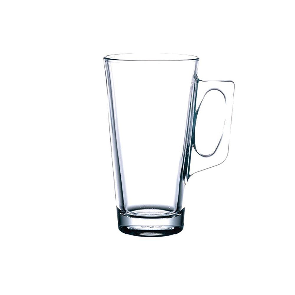 Set De 6 Taza Vidrio 250 Cc. Mod. Vela