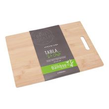 Tabla Para Cortar De Bambú 38 x28 x0.8 Cm