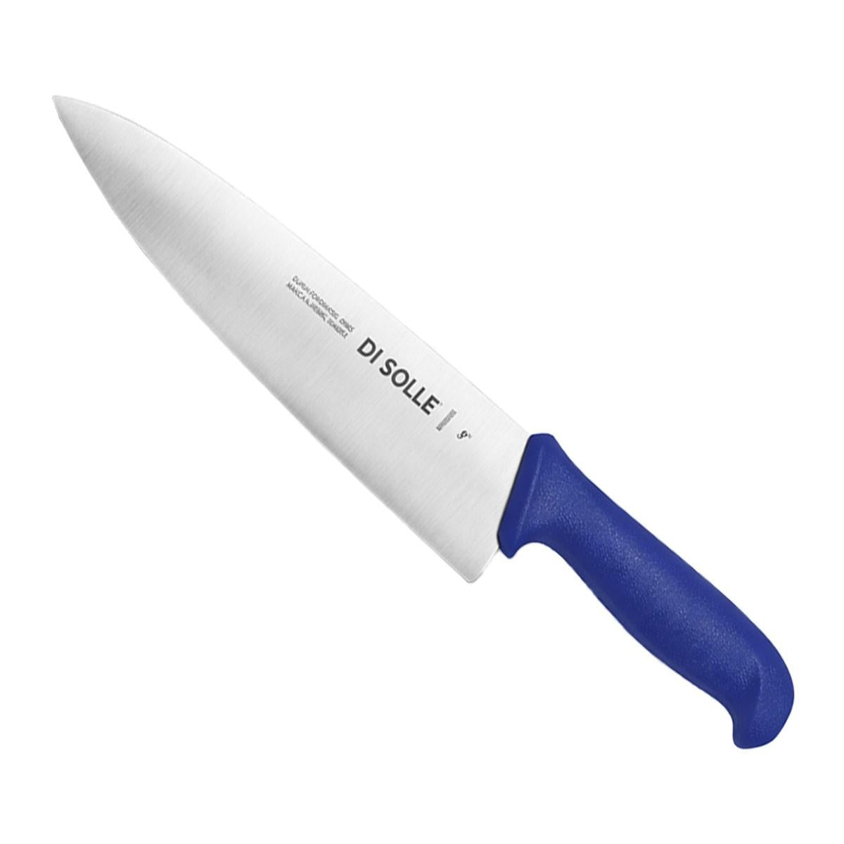 Cuchillo Medio Golpe 25 Cm Mango Azul Línea Durafio