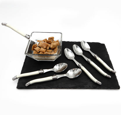 Set De 6 Cucharitas Montp. Marfil