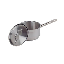 Cazo Bajo Acero Inoxidable Con Tapa Y Fondo Difusor 3.6 Litros