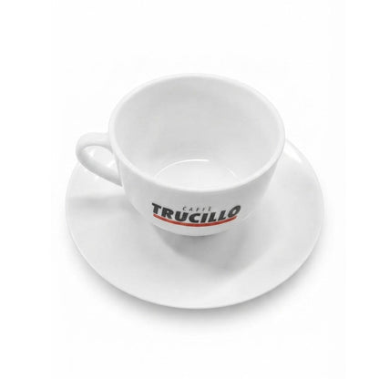 Set De 6 Tazas Y Platos de Porcelana Coupe 220Cc Línea Padua - Edición Limitada Trucillo