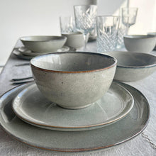 Set 6 Bowl Redondo Ceramica 14X8 Cm Gris Linea Laos