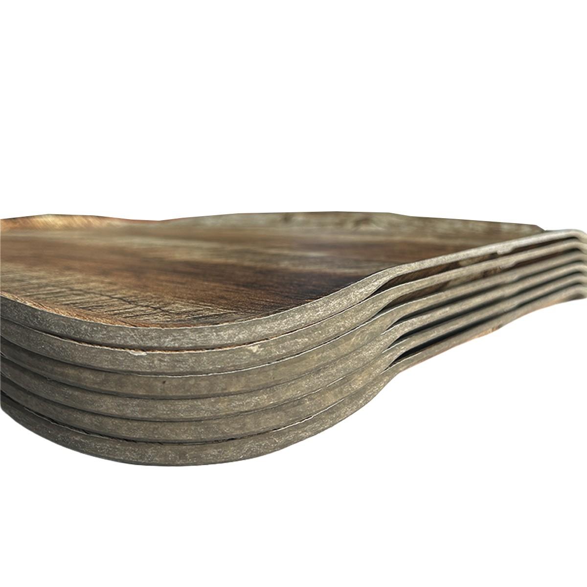 Bandeja De Servicio 36 X 46 Cm Madera Roble Efes