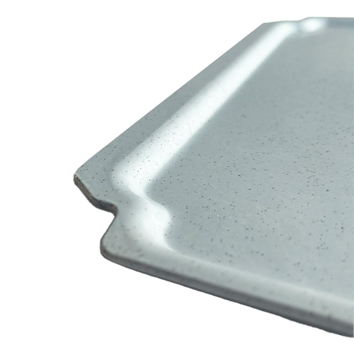 Bandeja Para Paciente De Desayuno 32,5 X 26,5 Cm Gris