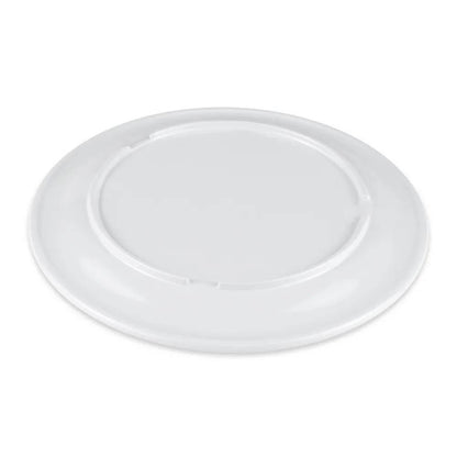 Set de 6 Platos Melamina Redondo Blanca 23 Cm Línea Clásica