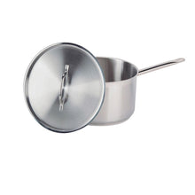 Cazo Alto Acero Inoxidable Con Tapa Y Fondo Difusor 13 Litros