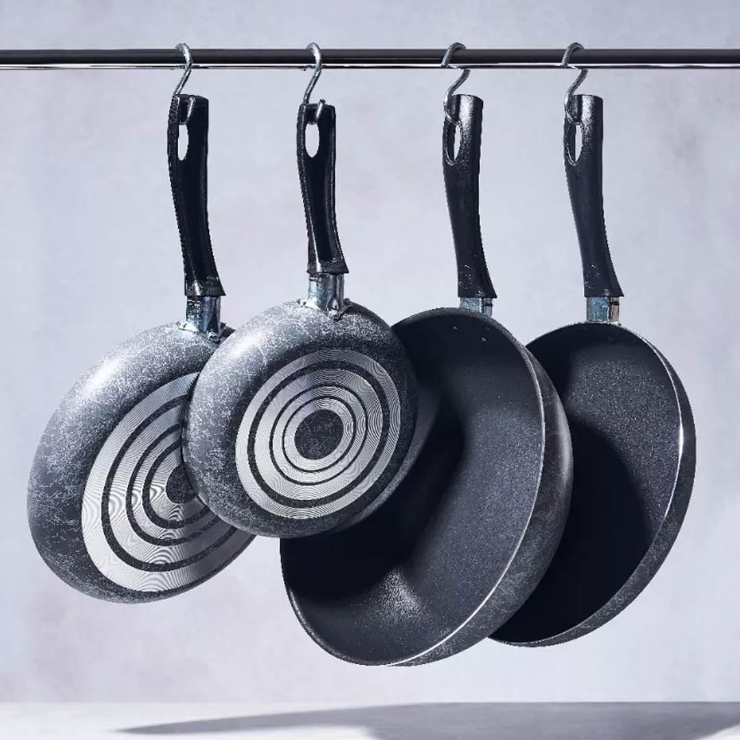 Wok 28 Cm Antiadherente Color Mármol