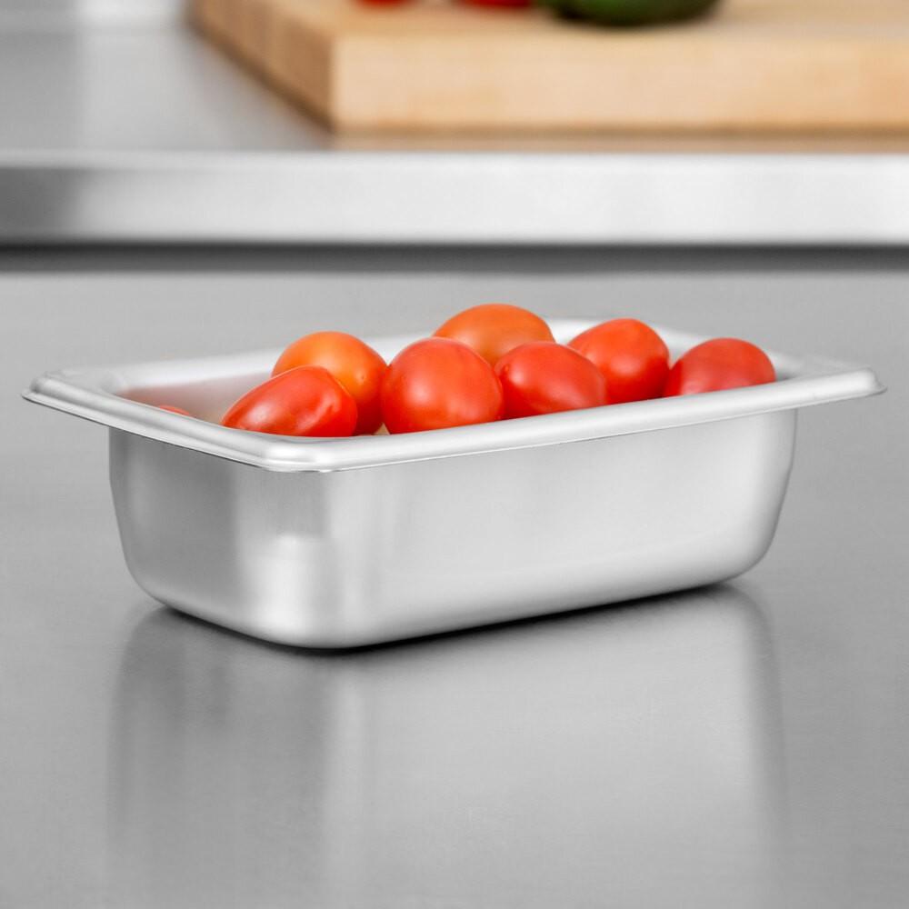 Contenedor Gastronómico Acero Inoxidable GN 1/9 x 6.5 Cm Linea Premium