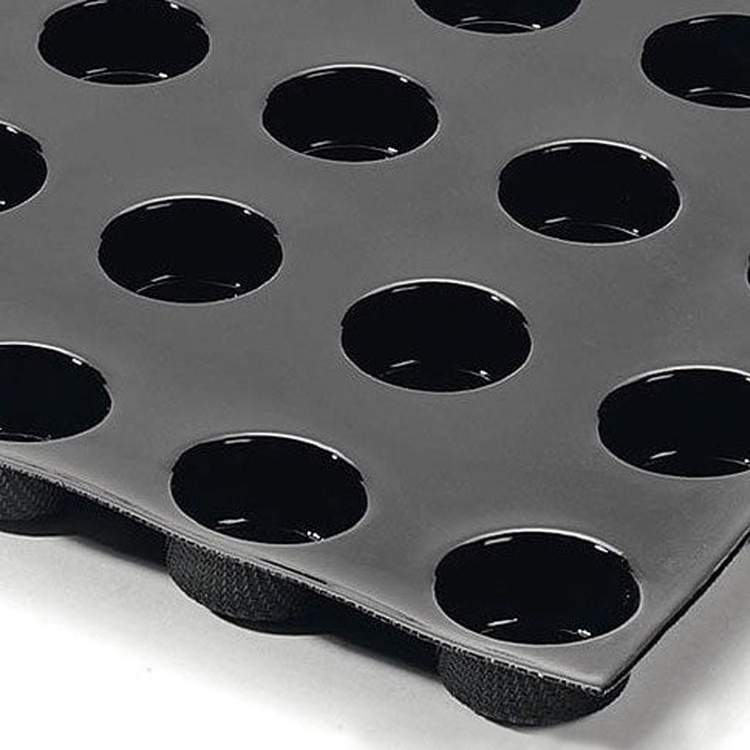 Plancha Silicona Forma Mini Cilindro 60x40Cm