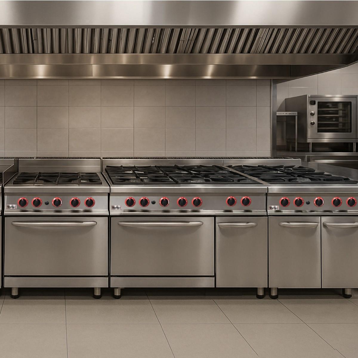 Cocina 6 Platos Gas Con Horno Linea 700 Volter