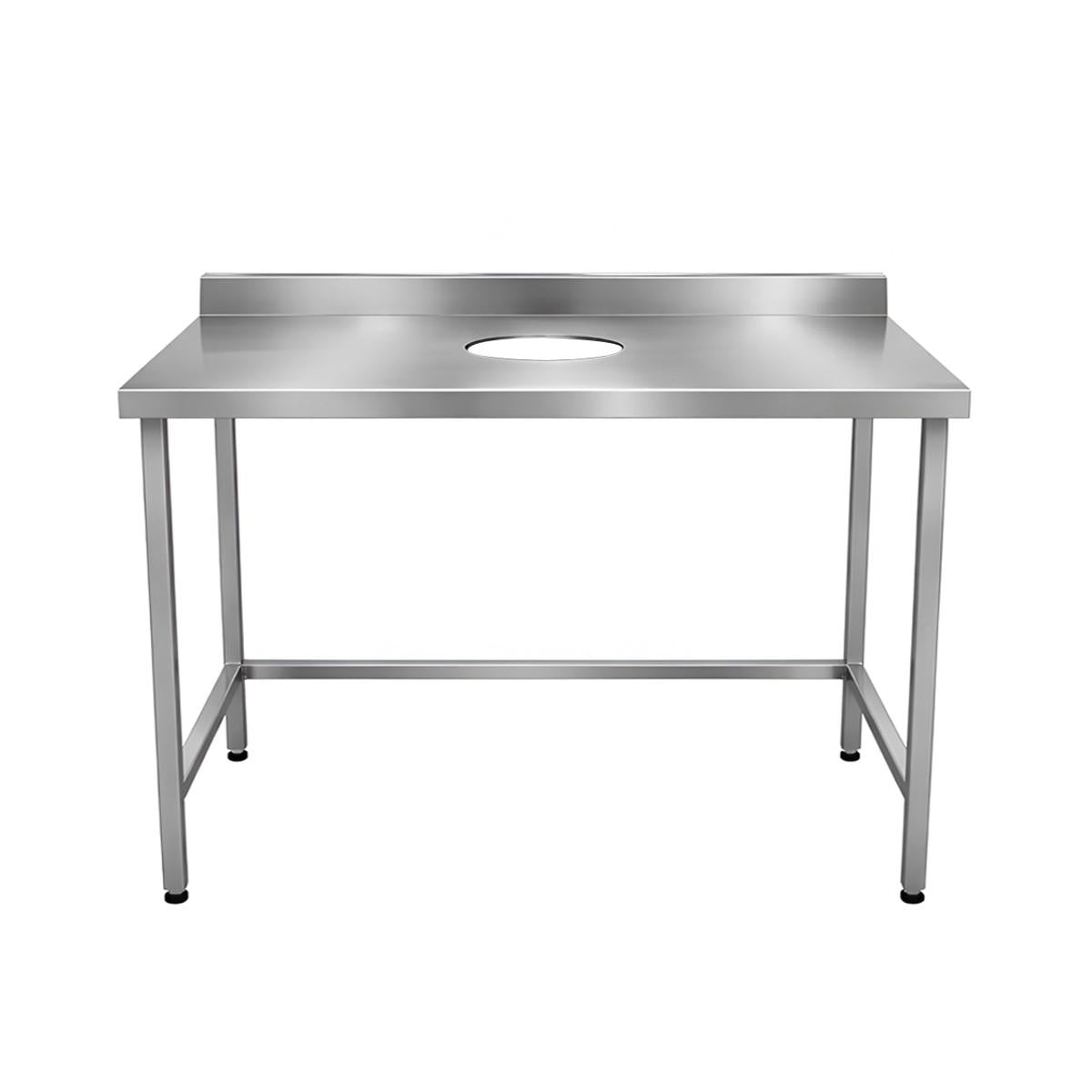 Mesón Desconche Acero Inoxidable Medidas 140x60x85 Cm