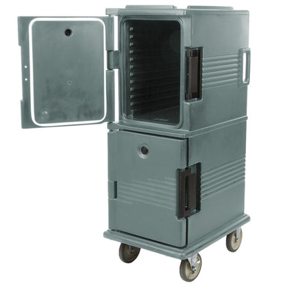 Contenedor Isotérmico Profesional Cambro UPC800 Azul Pizarra con Ruedas