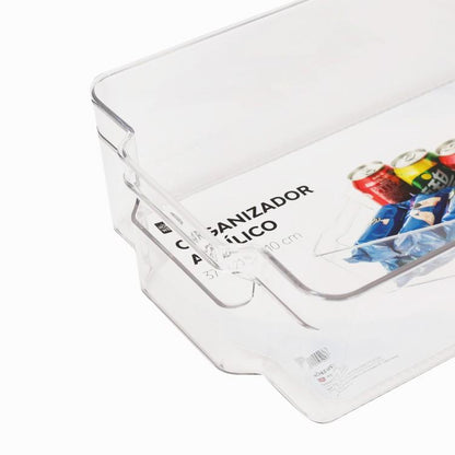 Organizador Acrílico Para Refrigerador 37 x21.5 x10 Cm