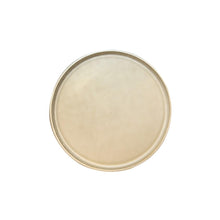 Set De 6 Plato Redondo Ceramica 21.5 Cm BeigeLínea Rustica