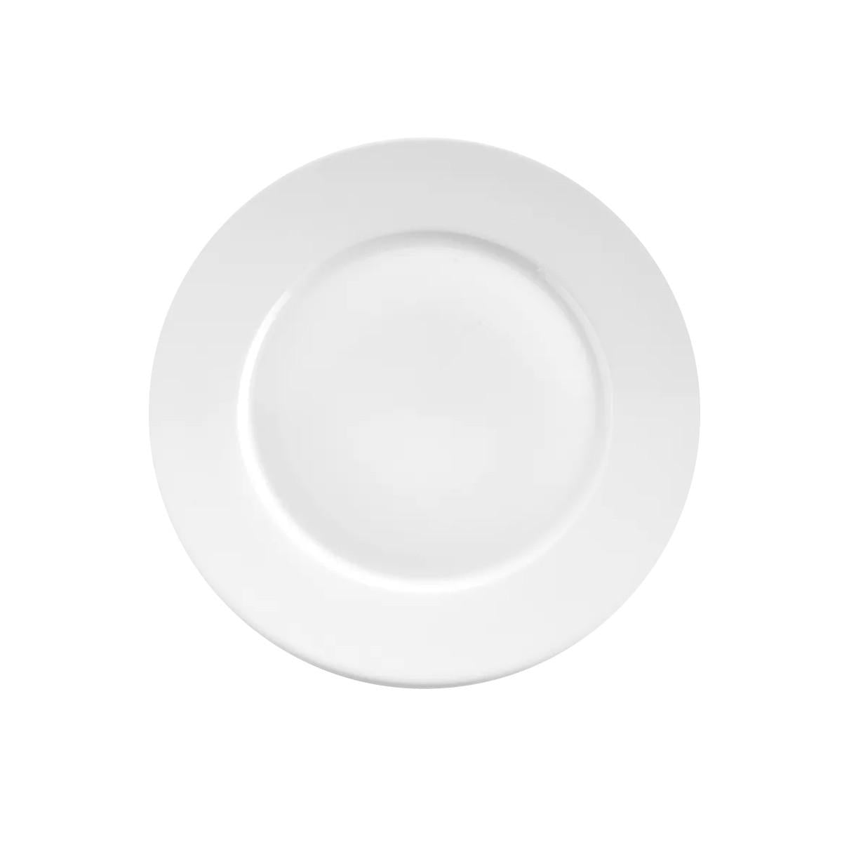 Set de 6 Plato De Policarbonato Blanco 19 Cm