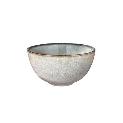Set 6 Bowl Redondo Ceramica 14X8 Cm Gris Linea Laos