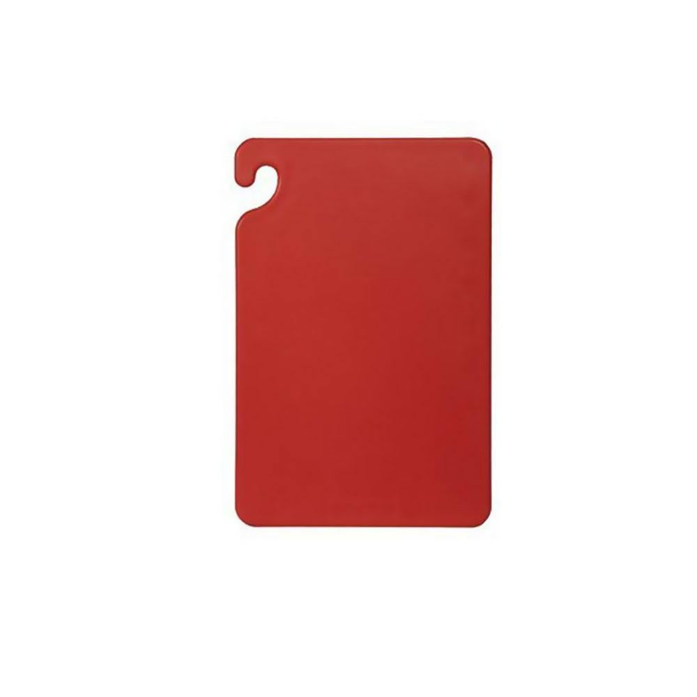 Tabla De Corte Con Gancho Antideslizante 38x50 Cm Roja