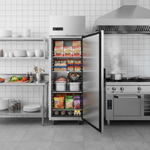 Congelador Vertical 1 Puerta Solida 480 Litros Interior Estampado Norkalt