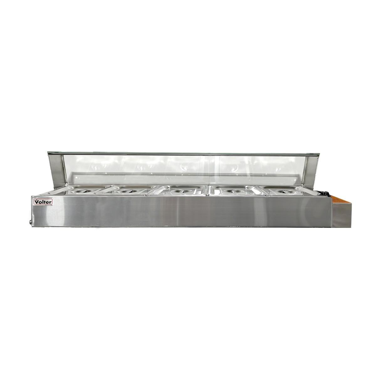 Baño María Sobremesa C/Vidrio 5 Gn 1/2 EHBM5 Volter