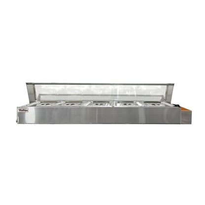 Baño María Sobremesa C/Vidrio 5 Gn 1/2 EHBM5 Volter