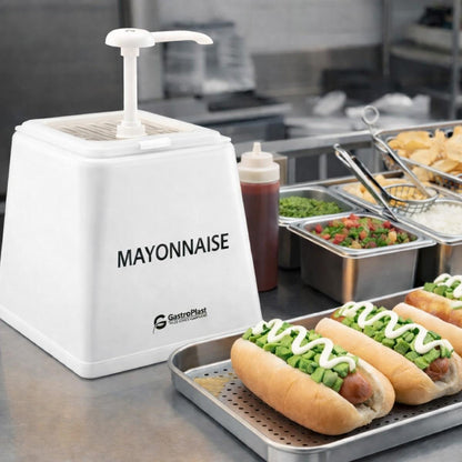 Dispensador De Mayonesa Blanco