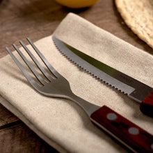 Pack 6 Cuchillo Dentado Hoja 11 Cm Línea Sollewood