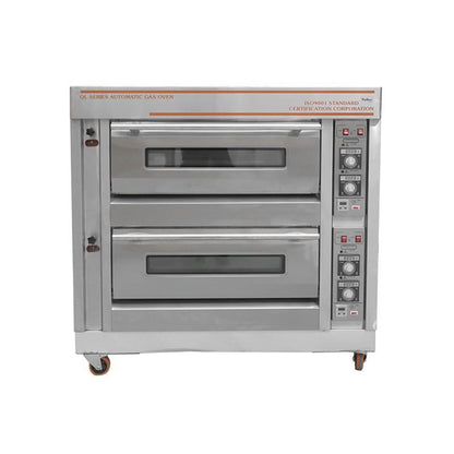 Horno Pizzero 2 Cámaras A Gas Modelo QL-4