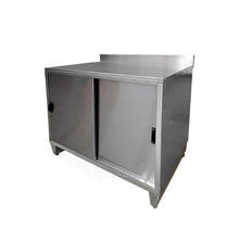 Mesón Mural Acero Inoxidable Puertas Correderas 160 Cm