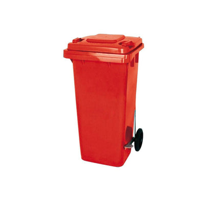 Contenedor Con Pedal Rojo 240 Litros
