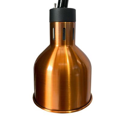 Lampara Decorativa Color Bronce Calefaccionada Retractil 250 W